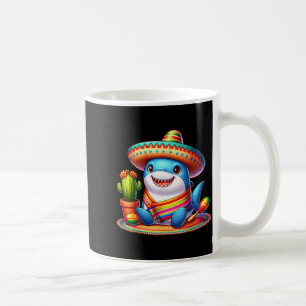 Haaienliefhebbers cinco de mayo hoed maracas mexic koffiemok