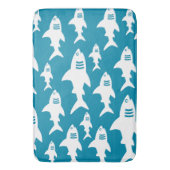 haaienpatroonontwerp badmat (Voorkant Verticaal)