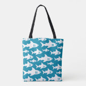 haaienpatroonontwerp draagtas (Achterkant)