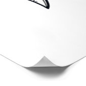 Haaienschets Poster (Hoek)