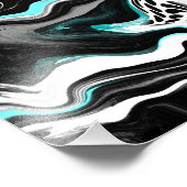 Haaienvinnen Abstracte kunst Foto Afdruk (Hoek)