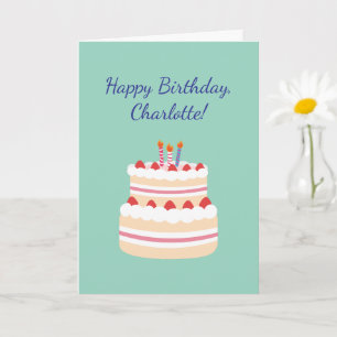 Haak Brei Crafty Moeder Custom Gelukkig Verjaardag Kaart