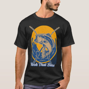 Haak Die Baars Vlieg Vissen Jagen Vissen Jager T-shirt