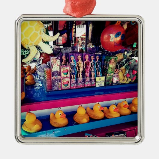 Haak een eend metalen ornament (Voorkant)