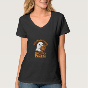 Haak Geest Garen Halloween Ontwerp T-shirt