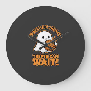 Haak Geest Garens Halloween Ontwerp Grote Klok