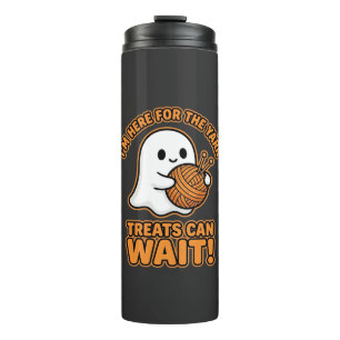 Haak Geest Garens Halloween Ontwerp Thermosbeker