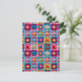 Haak Granny Square Craft Briefkaart (Staand voorkant)