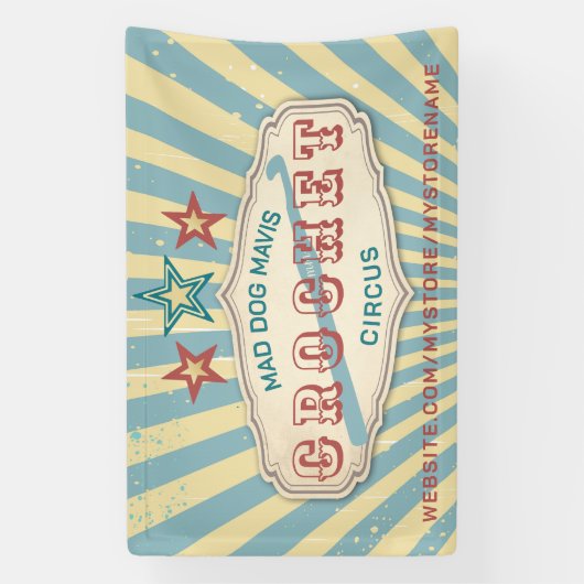 Haak haak circus ambacht show display spandoek (Verticaal)