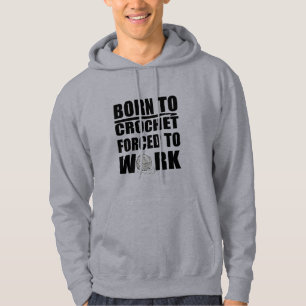 Haakbordjes cadeau Grappige gehaakte quote Hoodie