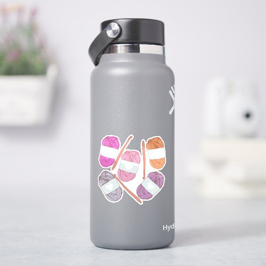 haakgaren sticker (HydroFlask)