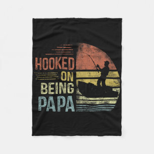 Haakjes Op Papa Te Zijn Visserij Cadeaus Papa Vade Fleece Deken