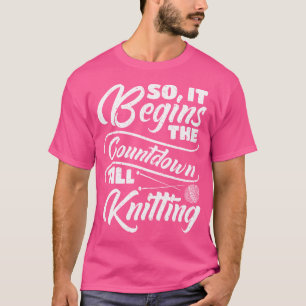 Haakmachine haken - het aftellen tot breien t-shirt