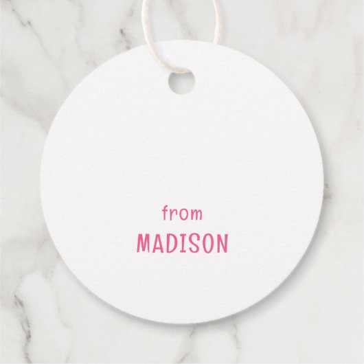 Haakwerk Hartelijk dank voor uw bestelling Bedankjes Labels (Achterkant)