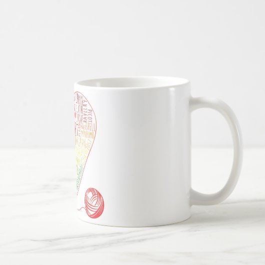 Haakwoorden Mok (kleur) (Rechts)