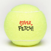 Haal! Aangepaste naam voor uw hond Tennisballen (Voorkant)