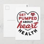 Haal alles over hartgezondheid briefkaart (Voorkant / Achterkant)