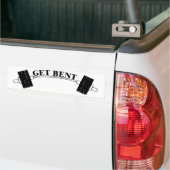 Haal Bent Barbell T-Shirt Bumpersticker (Op Truck)