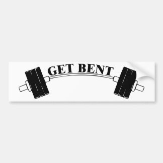 Haal Bent Barbell T-Shirt Bumpersticker