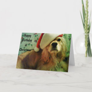 HAAL "CHRISTMAS BIRTHDAY" OP U TOE FEESTDAGEN KAART
