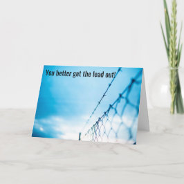 Haal de leiding uit, het komt naar beneden - kaart