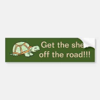 Haal de schelp van de Bumpersticker van de road Tu