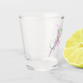 Haal de stoep van de vrouw, Vaulter Shot Glas (Links)