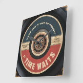 Haal de 'T' uit 'Vertrouwen' Vierkante Klok (Hoek)