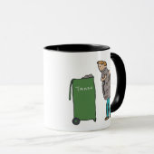 Haal de vuilnisbak uit mok (Voorkant rechts)