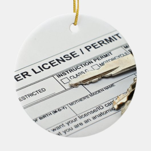 Haal de wortels keramisch ornament (Voorkant)