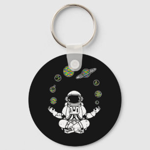 Haal deze yoga astronaut T-Shirt als verjaardag, c Sleutelhanger