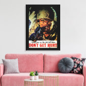 Haal geen Hurt Canvas Afdruk (Insitu (Woonkamer))