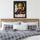 Haal geen Hurt Canvas Afdruk (Insitu (Slaapkamer))