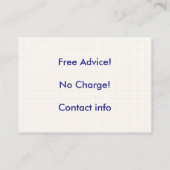 Haal geen Ulcers Advieskaart (Achterkant)