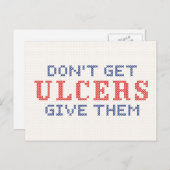 Haal geen Ulcers Briefkaart (Voorkant / Achterkant)