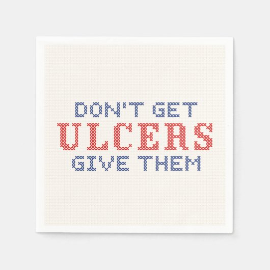 Haal geen Ulcers Servet (Voorkant)