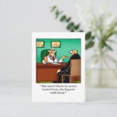 Haal het Briefkaart van de Humor "Spectickles" (Staand voorkant)