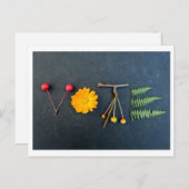 Haal het briefkaart van de STEMMING eruit (Voorkant / Achterkant)