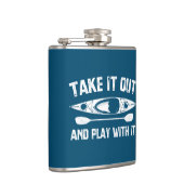 Haal het eruit en speel met het kajak heupfles (Rechts)