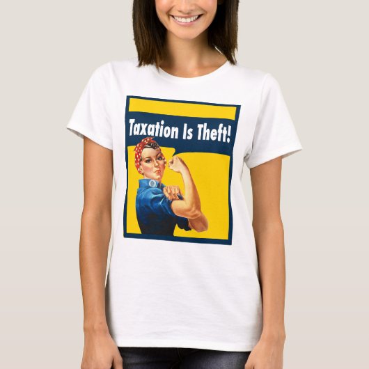 Haal het T-shirt van de belastingbetaler uit (Voorkant)