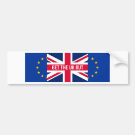 Haal het Verenigd Koninkrijk uit de EU Bumpersticker