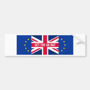 Haal het Verenigd Koninkrijk uit de EU Bumpersticker