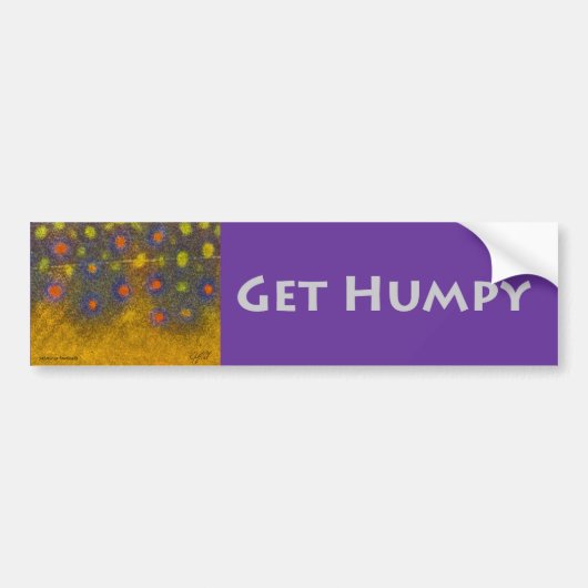 Haal hobbels - Bumpersticker (Voorkant)