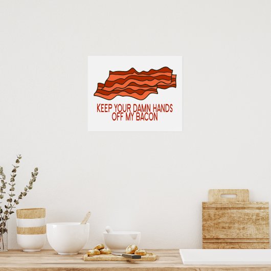 Haal je eigen bacon in huis poster (Keuken)