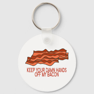 Haal je eigen bacon in huis sleutelhanger