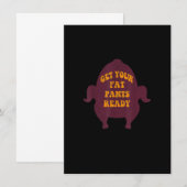 Haal je Fat Pants Ready Funny Thanksgiving Kaart (Voorkant / Achterkant)