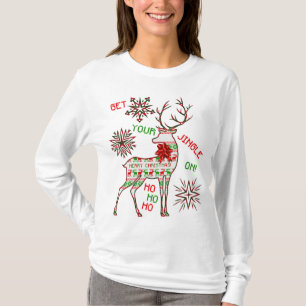 Haal je Jingle op de Ugly KerstSweater T-shirt