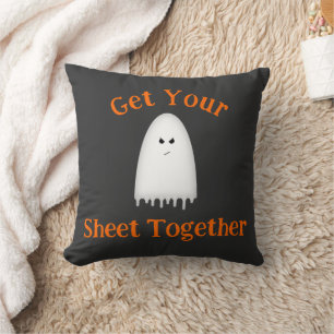 Haal je laken bij elkaar Halloween Ghost Kussen