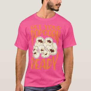 Haal je popcorn klaar, Popcorn Movie NIght, Theat T-shirt