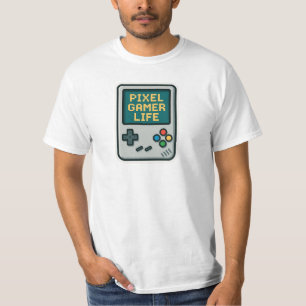 Haal je retro pixel-gamer-leven – Perfect Vintage T-shirt